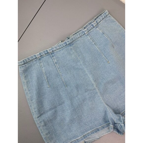 BDG Urban Outfitters women's‎ 27 light wash micro denim shorts high waisted - Picture 3 of 6